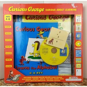 CURIOUS GEORGE CURIOUS ABOUT‎ LEARNING Boxed Set Home School Readiness H.A. Rey